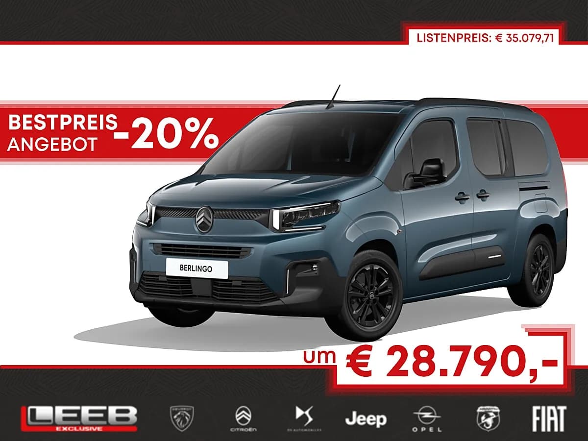 Citroën Berlingo 2026 – € 28.790, 100 km – Bild 1 von 2