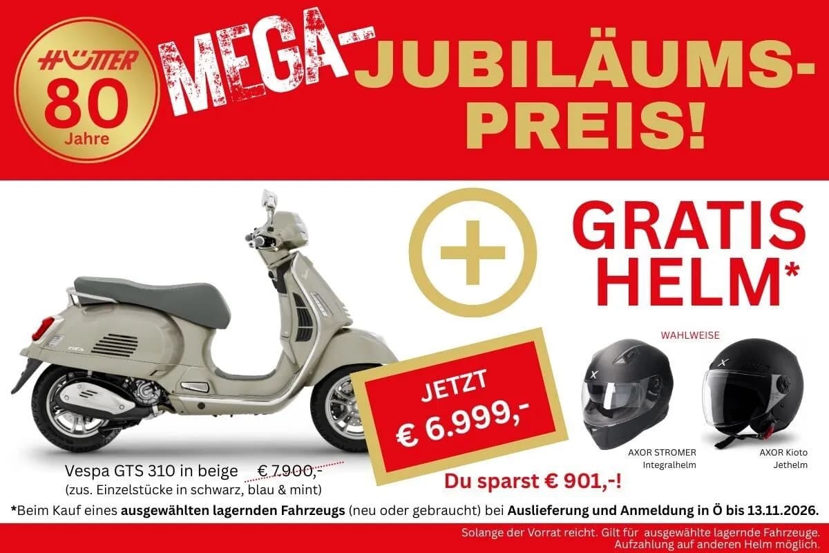 Vespa GTS – € 6.999, 0 km – Bild 1 von 9