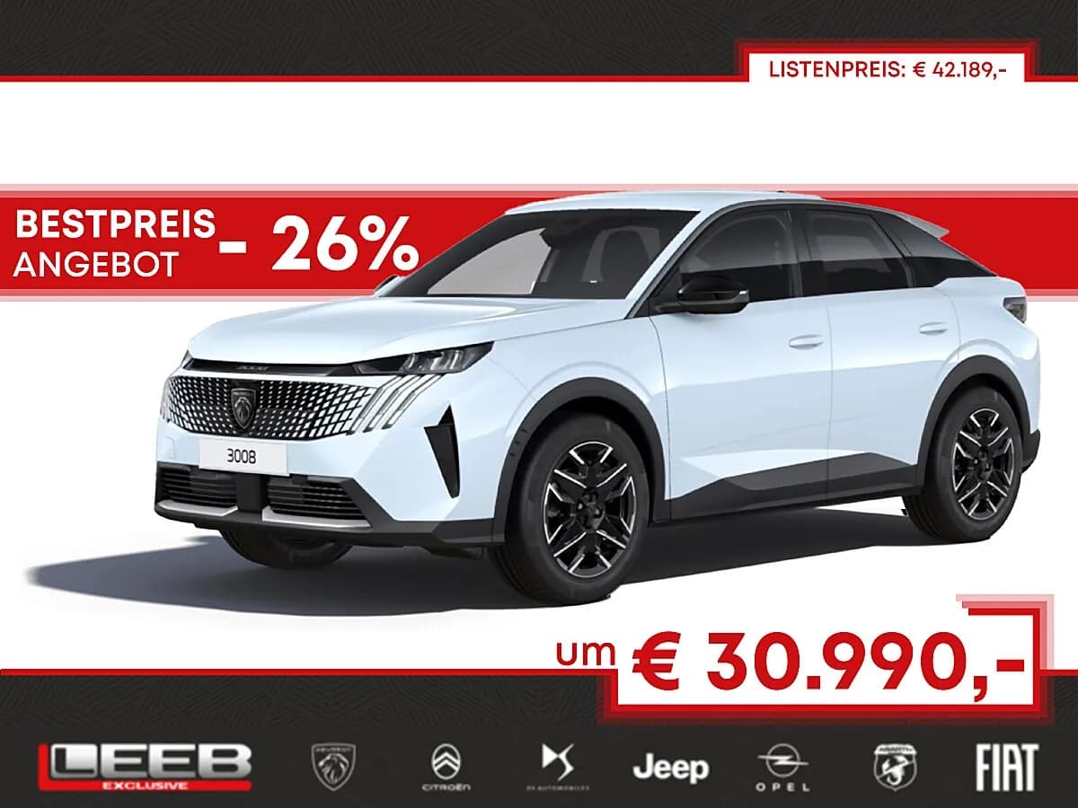 Peugeot 3008 2026 – € 30.990, 100 km – Bild 1 von 1