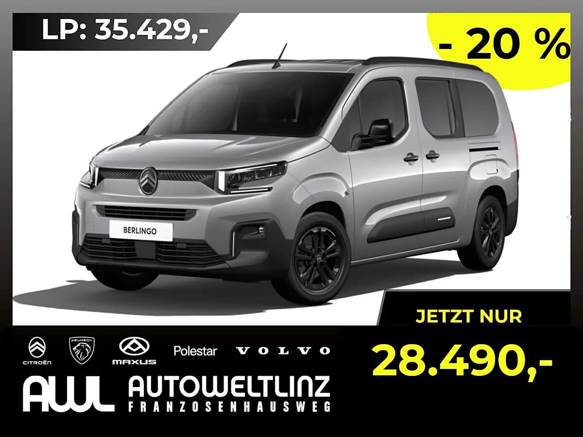 Citroën Berlingo 2026 – € 28.490, 1 501 km – Bild 1 von 1