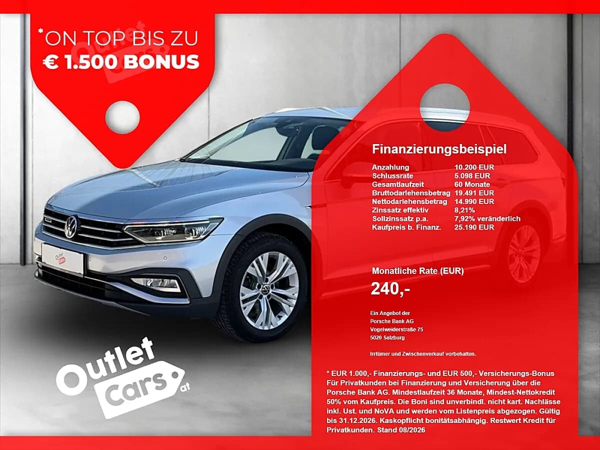 VW Passat 2022 – € 26.990, 116 228 km – Bild 1 von 27