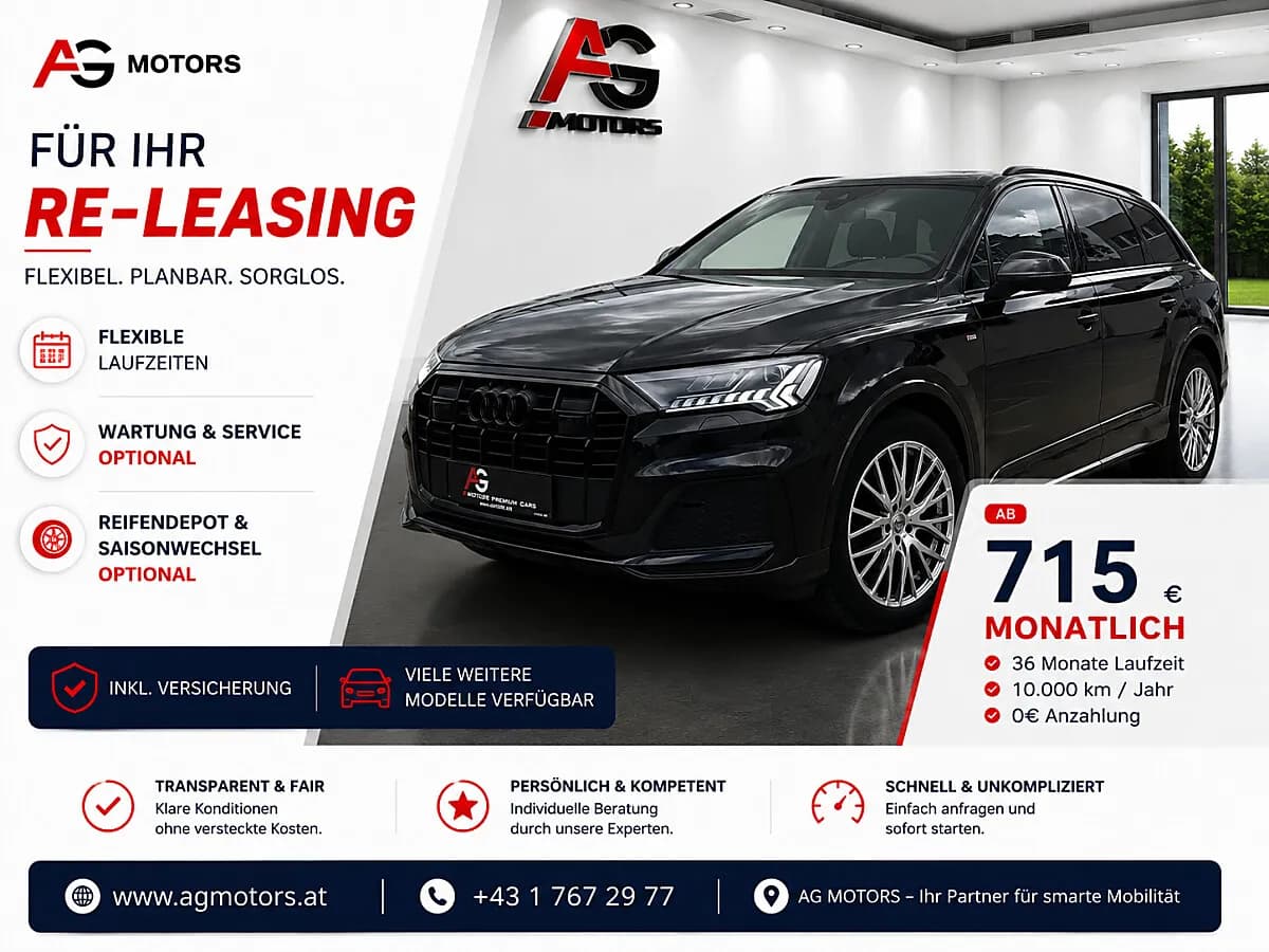 Audi Q7 2022 – € 58.650, 32 300 km – Bild 1 von 26