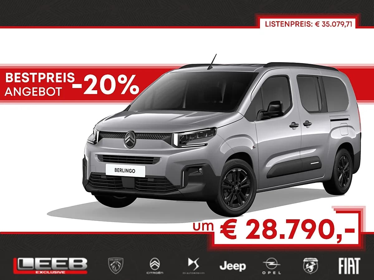 Citroën Berlingo 2026 – € 28.790, 100 km – Bild 1 von 2