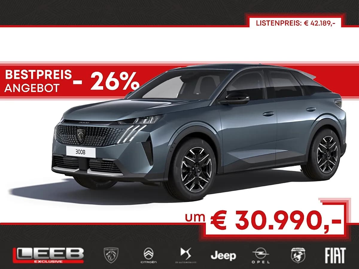 Peugeot 3008 2026 – € 30.990, 100 km – Bild 1 von 1